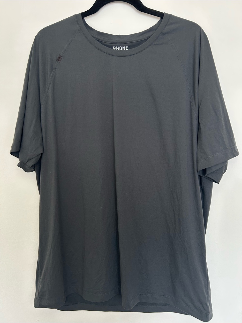 Rhone Men's Reign Performance T-Shirt Short Sleeve Crew Black XXL Neutral